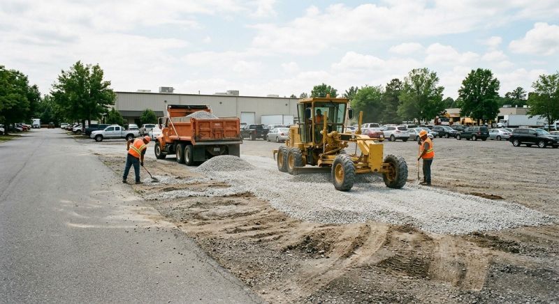 Parking Lot Gravel Repair in Gwinnett County, GA